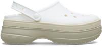 Crocs | Unisex | Classic Stacked | Clogs | Chalk | W2/M1