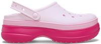 Crocs | Unisex | Classic Stacked | Clogs | Dragon Fruit | W9/M8