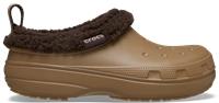 Crocs | Unisex | Classic Lined Shorty | Shoes | Sepia | W8/M7