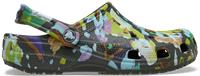 Crocs | Unisex | Classic Painted Floral | Clogs | Black Sand | W8/M7