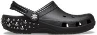 Crocs | Unisex | Classic Studded | Clogs | Black | W9/M8