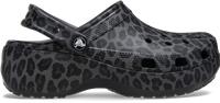 Crocs | Women | Classic Platform Animal | Clogs | Black Sand | 5