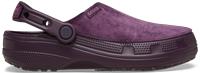 Crocs | Unisex | Classic Crafted Velvet | Clogs | Plush Plum | W3/M2
