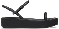 Crocs | Women | Miami Platform Y Strap | Sandals | Black | 9