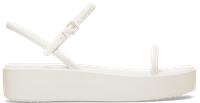 Crocs | Women | Miami Platform Y Strap | Sandals | Chalk | 9