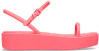 Crocs | Women | Miami Platform Y Strap | Sandals | Guava | 3