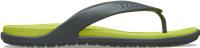 Crocs | Men | Coast | Flips | Slate Grey/Citrus | 8