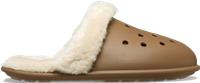 Crocs | Unisex | Classic Fuzz Scuff | Slippers | Sepia | W9/M8