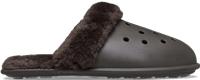 Crocs | Unisex | Classic Fuzz Scuff | Slippers | Dark Cocoa | M10