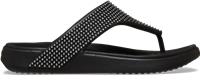 Crocs | Women | Getaway Gems Triangle | Flips | Black | 3