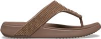 Crocs | Women | Getaway Gems Triangle | Flips | Latte | 8