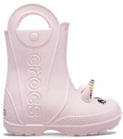 Crocs | Kids | Toddler Handle It Unicorn Rain Boot | Boots | Pink Milk | C9