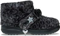 Crocs | Unisex | Classic Unfurgettable Leopard Boot | Boots | Black / Leopard | W9/M8