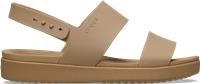 Crocs | Women | Brooklyn Backstrap Low Low | Sandals | Cashew | 8