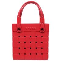 Crocs | Unisex | Small Basket Woven Tote | Shoes | Court Red | OS