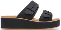Crocs | Women | Brooklyn Buckle Matte Wrap LW ChkCsh | Sandals | Black/Cashew | 4