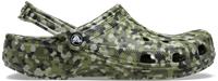Crocs | Unisex | Classic Confetti | Clogs | Army Green / Multi | W2/M1
