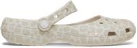 Crocs | Women | Classic Animal Ballet | Flats | Almond Tint/Leopard | 9