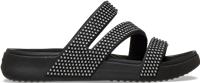 Crocs | Women | Getaway Gems Strappy | Sandals | Black | 6