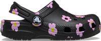 Crocs | Kids | Toddler Classic Flower | Clogs | Black | C8