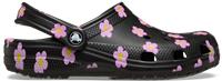 Crocs | Unisex | Classic Flower | Clogs | Black | W8/M7