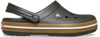 Crocs | Unisex | Crocband Gum | Clogs | Deep Olive | W7/M6