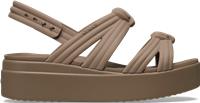 Crocs | Women | Brooklyn Knot Low | Sandals | Latte | 9