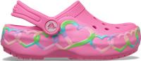 Crocs | Kids | Toddler Classic Heart Lights | Clogs | Pink Lemonade | C6