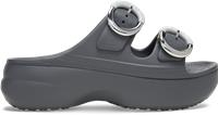 Crocs | Women | Saturday Platform Dipped Buckle | Sandals | Carbon | 9