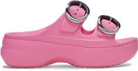 Crocs | Women | Saturday Platform Dipped Buckle | Sandals | Pink Lemonade | 5