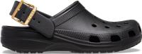 Crocs | Unisex | Classic Metallic Buckle | Clogs | Black | W2/M1