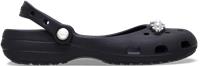 Crocs | Women | Classic Pearls Ballet | Flats | Black | 2