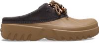 Crocs | Women | Axle Suede Mule | Clogs | Sepia/Dark Cocoa | 8