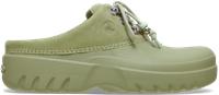Crocs | Women | Axle Suede Mule | Clogs | Tac Green | 5