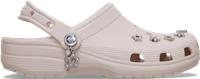 Crocs | Unisex | Classic Edgy Beading | Clogs | Cocoa Crme | W9/M8