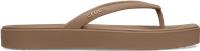 Crocs | Women | Miami Square form | Flips | Milk Chocolate | 9