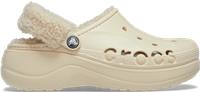 Crocs | Women | Baya Platform Fuzz Strap Lined | Clogs | Winter White | 3