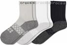 Crocs | Unisex | Crocs Socks Adult Quarter Solid 3-Pack | Shoes | Multi | M