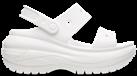 Crocs | Unisex | Mega Crush | Sandals | White | W7/M6