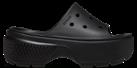 Crocs | Unisex | Stomp | Slides | Black | W4/M3