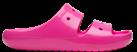 Crocs | Unisex | Classic Neon Highlighter | Sandals | Pink Crush | W4/M3