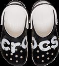 Crocs | Unisex | Classic High Shine Logo | Clogs | Black | W5/M4