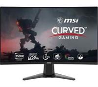 MSI MAG 27C6X Full HD 27" Curved VA LCD Monitor - Black - BOX DAMAGE