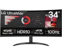 LG UltraWide 34WR50Qk-B.AEK Quad HD 34" Curved VA LCD Monitor