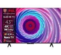 TCL 43RC650K Roku TV 43 Smart 4K Ultra HD HDR QLED TV