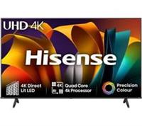 HISENSE A6N 43 inch LED 4K HDR Smart Freely TV - 43A6NTUK