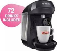 TASSIMO by Bosch Happy TAS1002GB7 Coffee Machine - Black - DAMAGED BOX