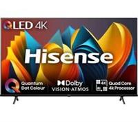 HISENSE 43E7NQTUK 43" Smart 4K Ultra HD HDR QLED TV - BOX DAMAGE