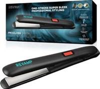 REVAMP Progloss Digital Ceramic Hair Straightener - Black - BOX DAMAGE