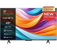 TCL 43C655K 43 Smart 4K Ultra HD HDR QLED TV